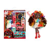 Mu eca de moda Rainbow High Creative Crystals Iris - Rainbow 11 con accesorio de cristal, kit de creaci n de anillo para ti, manualidades de resi