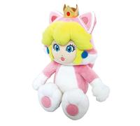 Mu eca de peluche de 23 cm de la princesa Peach de Sanei Super Mario 3D World Neko Cat