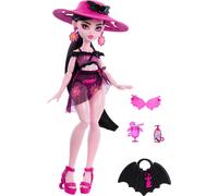 Mu eca Draculaura de Monster High de la Isla del Terror con traje de ba o, pareo y accesorios de playa como sombrero, protector solar y bolso de