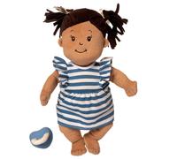 Mu eca Manhattan Toy Baby Stella Beige con pelo casta o de 15"" Suave First Baby D