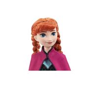 Mu ecas de la princesa Disney de Mattel, Anna, mu eca de moda articulada con ropa y accesorios exclusivos, juguetes de la pel cula Frozen de Matt