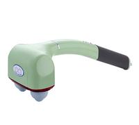MU Martillo portátil de masaje de mano de alta precisión, cómodo masajeador eléctrico de espalda, palo de masaje de cuerpo vibrante de mano,verde
