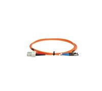 MU-SC - Cable de conexión de fibra óptica OM1/OM2 multimodo dúplex 2 mm 1-100 m (amarillo)