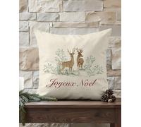 MUARÉ Funda de cojín Cerf B 50x50 cm. Azul