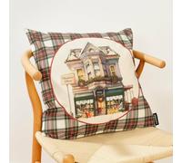 Muaré Funda de cojín Christmas City 50 x 50 cm
