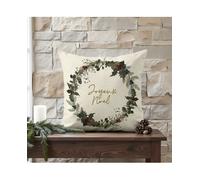 MUARÉ Funda de cojín Christmas Noel A 50x50 cm. Rojo