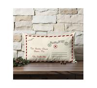 MUARÉ Funda de cojín Dear Santa Claus C 30x50 cm. Azul