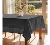 Muare Home Mantel antimanchas xl 100% algodón gris oscuro 180x250 cm