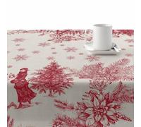 Muaré Mantel resinado Antimanchas Christmas Toile 140 x 140 cm