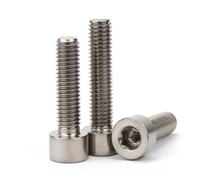 Muarted 10 Uds M4/ M5 /M6 DIN912 GR2 Tornillos de Cabeza Hexagonal de Titanio(M6x8)