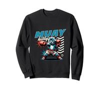 Muay Kitty - Funny Boxing Cat Artes Marciales Sudadera