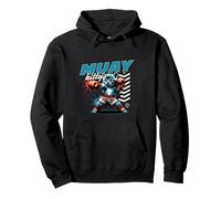 Muay Kitty - Funny Boxing Cat Artes Marciales Sudadera con Capucha