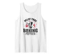 Muay Thai Boxeador Luchador Maestro de Combinaciones Camiseta sin Mangas