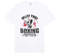 Muay Thai Boxeador Luchador Maestro de Combinaciones Comfort Colors Adult Heavyweight T-Shirt