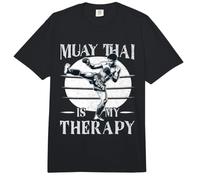 Muay Thai & Boxeo tailandés, Muay Thai es mi Terapia, Boxeador tailandés Comfort Colors Adult Heavyweight T-Shirt