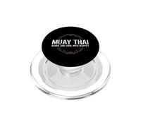 Muay Thai Comienza y Termina con Respeto a Las Artes Marciales PopSockets PopGrip para MagSafe