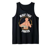 Muay Thai Fighter Camiseta sin Mangas
