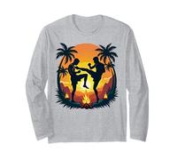 Muay Thai Fighters Kickboxing Artes Marciales Hombres Mujeres Niños Manga Larga