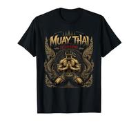 Muay Thai Invencible Vintage Boxeo Tailandés Luchador Camiseta