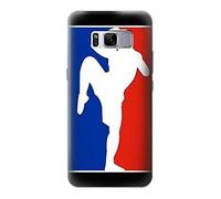 Muay Thai Kickboxing MMA Martial Art White Funda Carcasa Case para Samsung Galaxy S8
