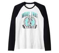 Muay Thai Master Boxing Fighter Artes Marciales Hobby Camiseta Manga Raglan