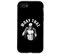 Muay Thai Skeleton Fighter MMA Club Entrenador Artes Marciales Lucha Carcasa para iPhone SE (2020) / 7/8