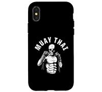 Muay Thai Skeleton Fighter MMA Club Entrenador Artes Marciales Lucha Carcasa para iPhone X/XS