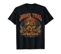 Muay Thai Vida Vintage Boxeo Thai Nak Muay Thai Giant Camiseta