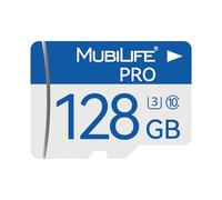 MUBILIFE Tarjeta SD de 128 GB, solución de almacenamiento perfecta para cámaras de seguridad, tarjeta de memoria de almacenamiento fiable y de alta capacidad