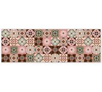 mubusi Alfombra Vinílica Cocina Salón - Varios Tamaños - (Candy Rojo 80x240 cm)