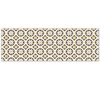 mubusi Alfombra Vinílica Cocina Salón - Varios Tamaños - (Sur Marrón 80x240 cm)