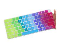 Mubuy - Funda de teclado de silicona para Apple iMac de 24 pulgadas, para teclado iMac 24 Touch ID modelo A2449 A2450, iMac Magic M1 Chip Keyboard Accesorios-Rainbow