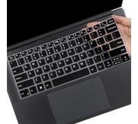 MUBUY-GOL Funda de teclado para Lenovo Yoga Slim 7i/7x/7 Pro 7/9i/Pro 9/9i 2024/2023 de 14.5 pulgadas, silicona negra, resistente al agua, a prueba de polvo