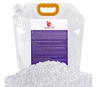 MUBYOK Cuentas de aroma sin aroma de alta calidad de 5 libras para moldes de freshies de coche, sin fragancia de Eva a granel para hacer ambientador, suministros de freshie para automóviles