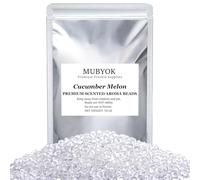 MUBYOK Perlas aromáticas de pepino y melón de 1.5 libras para hacer suministros de freshies de coche, perlas preperfumadas para ambientador de coche, aroma de larga duración