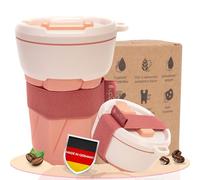 MuC My useful Cup®, Vaso reutilizable plegable de 350 ml, Coffee-to-go, fabricado en Alemania