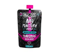 Muc-Off No Puncture Hassle Tubeless Sealant, 140 Ml - Sellador de Neumáticos para Reparación de Rueda de Bicicleta Con Trazador UV - Sellador de Ruedas para Agujeros de Hasta 6 mm