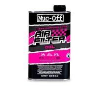 Muc-Off Aceite de Filtro de Aire, 1 Litro - Aceite de Filtro de Alto Rendimiento - Aceite de Filtro de Aire Moto Motocross y Deportes de Motor - Maximiza el Flujo de Aire y Alarga la Vida del Motor