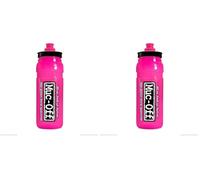 Muc-Off Botella de Agua Modelo Elite Fly Rosa, 550 Ml - Bidón de Agua de Deporte Ligero, sin BPA, con Tapón Ergonómico Para Flujo - 100% Reciclable (Paquete de 2)