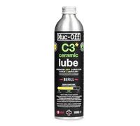 Muc-Off C3 Ceramic Dry Chain Lube, 300 Ml - Lubricante de Cadena de Bicicleta con Tinte Trazador UV - Lubricante de Bicicleta Formulado para Condiciones Climáticas Secas y con Polvo