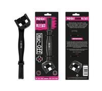Muc-Off - Cepillo Cadena Bicycle Chain Brush para limpieza profunda de transmisión de bicicleta, diseño ergonómico multifacético que limpia 3 lados simultáneamente, cerdas penetrantes para eslabones y