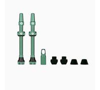 Muc-Off Juego VALVULAS V2 TUBELESS 80mm Turquesa, Sport, Negro (Negro), Talla Única
