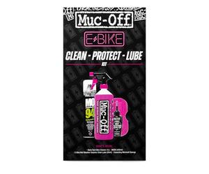 Muc-Off Kit de Limpieza de Bicicleta Electrica, Protección y Lubricación - Para Limpiar, Proteger y Lubricar tu eBike - Incluye Limpiador de Muc-Off, MO-94 y Lubricante de Cadena