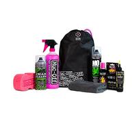 Muc-Off Kit de Limpieza de Bicicleta, para Ciclista Urbano - Imprescindibles para Mantenimiento y Protección contra Pinchazos - Incluye Limpiador para Bicicletas y Reparador de Pinchazos B.A.M!