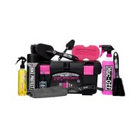 Muc-Off Kit Definitivo para Limpieza de Bicicleta - Kit de Limpieza de Bicicleta Imprescindible para Lavado de Bicis - Limpia, Protege y Lubrica - Incluye Limpiador, Protector y Cepillos de Bicicleta