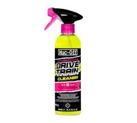 Muc-Off Limpiador de Transmisión Powersports 500ml - Seguro para Juntas | Elimina aceite, cera y suciedad de cadena, piñones y basculante; seguro para juntas y cadenas O, X y Z.
