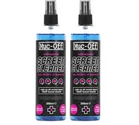 Muc-Off Limpieza Hogar y Limpia Pantallas Antibacteriano, 250 Ml - Adecuado para Todo Tipo de Aparato Tecnológico y Cualquier Tipo de Pantalla - Elimina el 99,99% de Gérmenes (Paquete de 2)