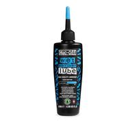 Muc-Off Lubricante de Cadena Húmedo 120ml - Protección Duradera | Repele el agua y penetra cada eslabón para ofrecer cambios suaves en rutas largas con lluvia, barro o humedad.
