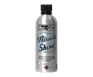 Muc-Off Miracle Shine Abrillantador de Bicicleta, 500 Ml - Pulidor y Protector de Bicicleta con Cera de Carnauba - Apto para Todo Tipo de Bicicletas, Motos y Coches