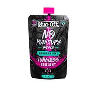Muc-Off No Puncture Hassle Tubeless Sealant, 140 Ml - Sellador de Neumáticos para Reparación de Rueda de Bicicleta Con Trazador UV - Sellador de Ruedas para Agujeros de Hasta 6 mm